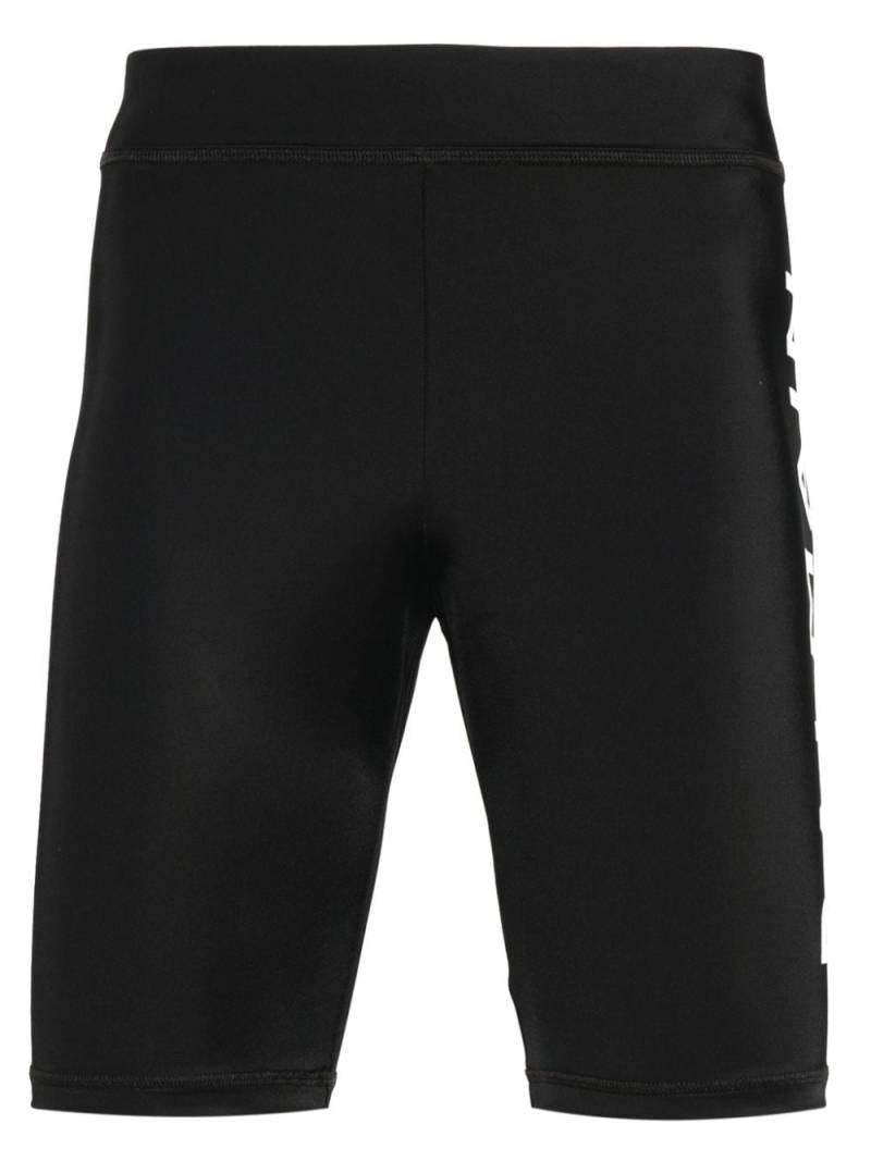 Balmain logo-print swim shorts - Black von Balmain