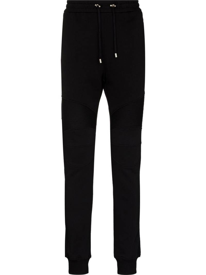 Balmain logo-print track pants - Black von Balmain