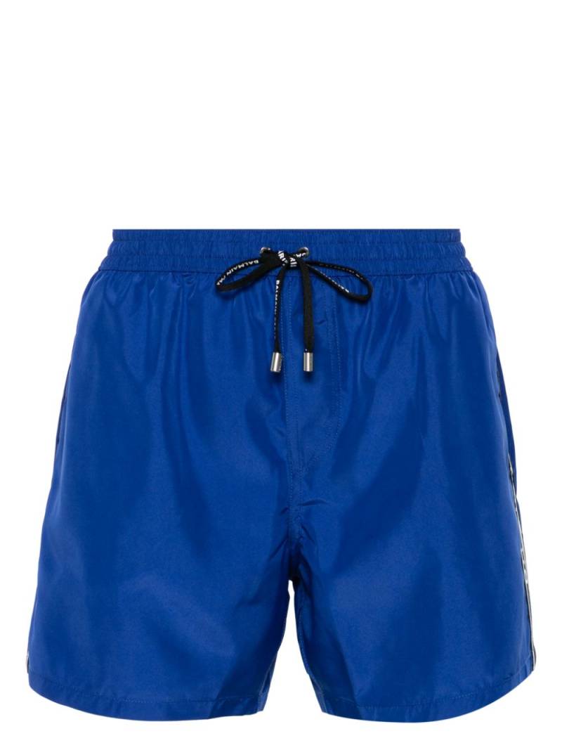 Balmain logo-print swim shorts - Blue von Balmain