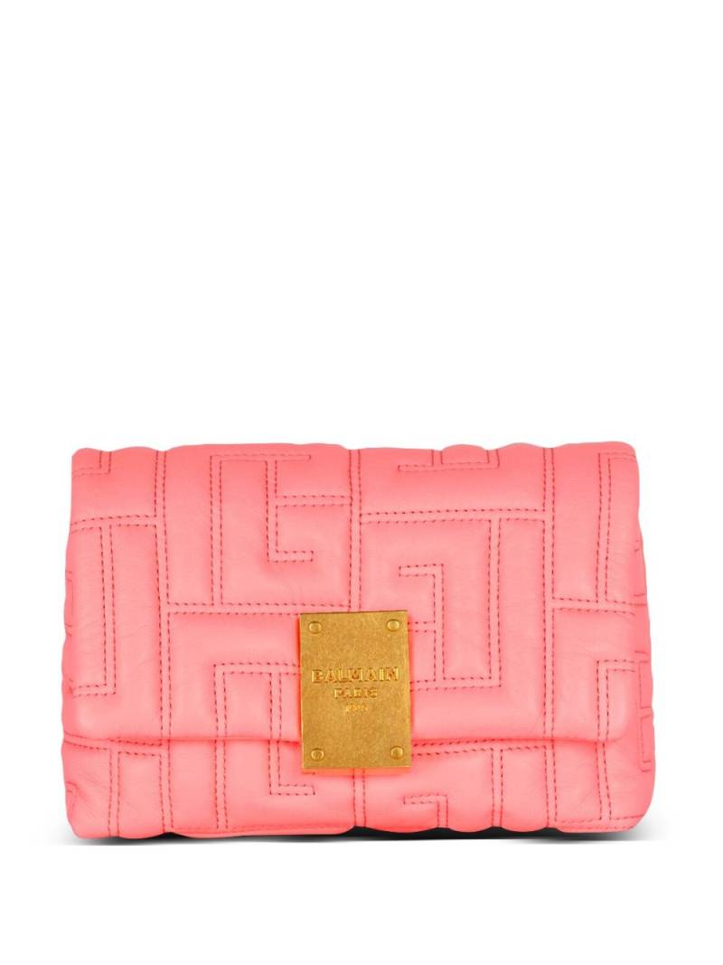 Balmain mini 1945 Soft quilted tote bag - Pink von Balmain