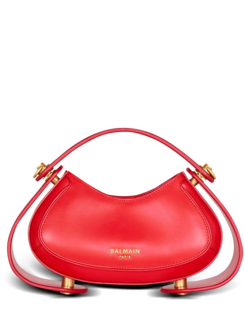 Balmain small Jolie Madame leather tote bag - Red von Balmain