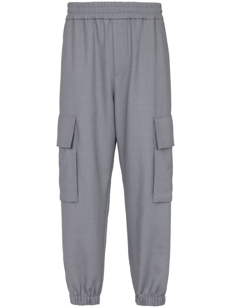 Balmain tapered-leg cargo trousers - Grey von Balmain