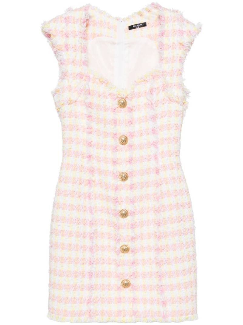 Balmain tweed dress - Yellow von Balmain