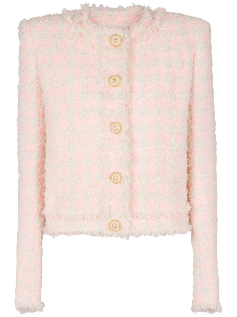 Balmain tweed jacket - Pink von Balmain