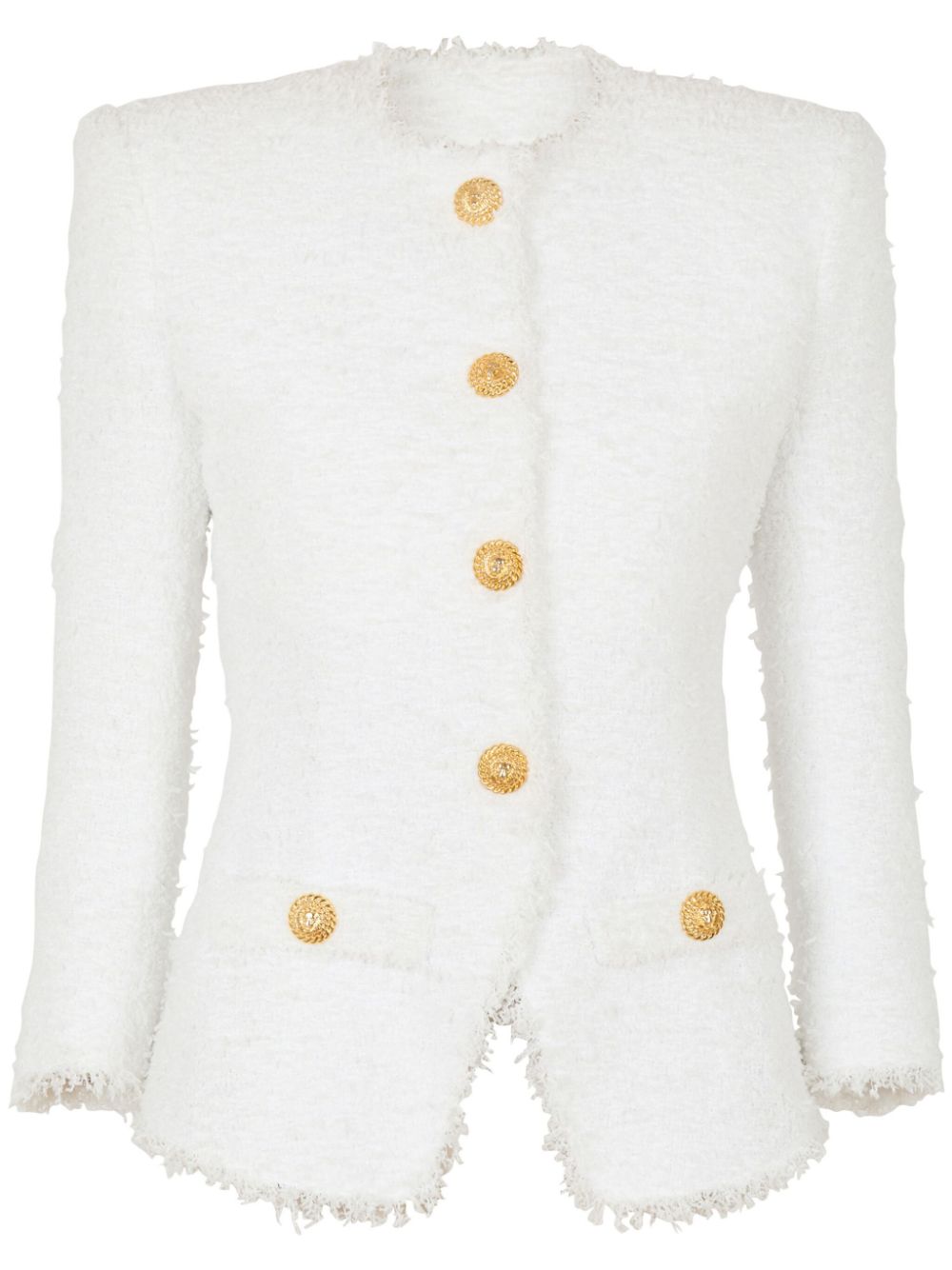 Balmain tweed jacket - White von Balmain