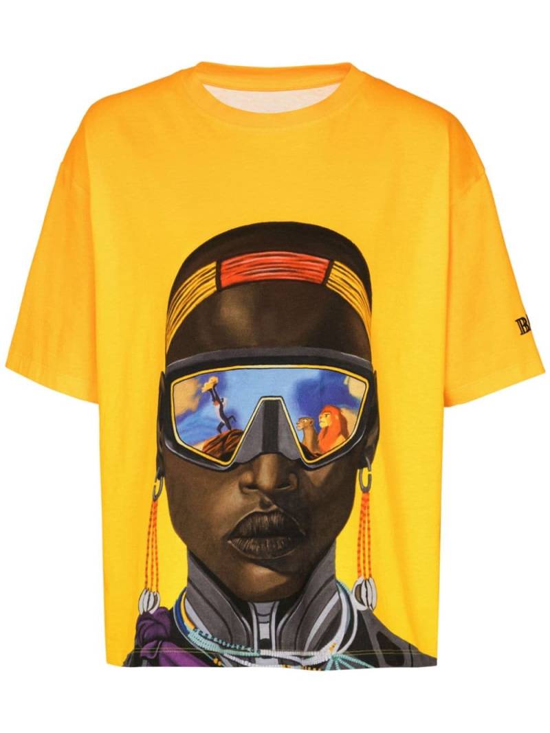 Balmain x Disney The Lion King T-shirt - Yellow von Balmain