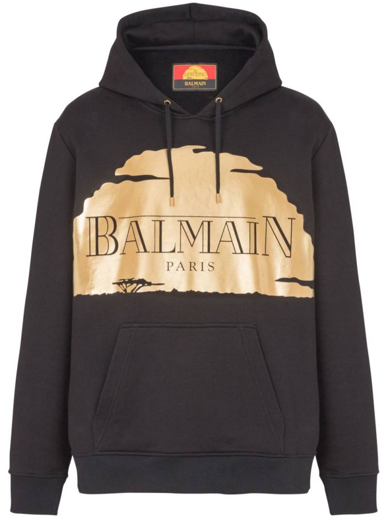 Balmain x Disney The Lion King hoodie - Black von Balmain