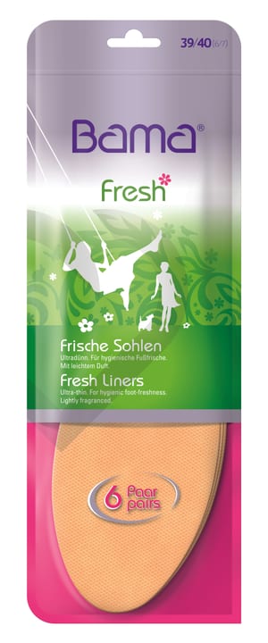 Bama Fresh Insoles Sohlen schwarz von Bama