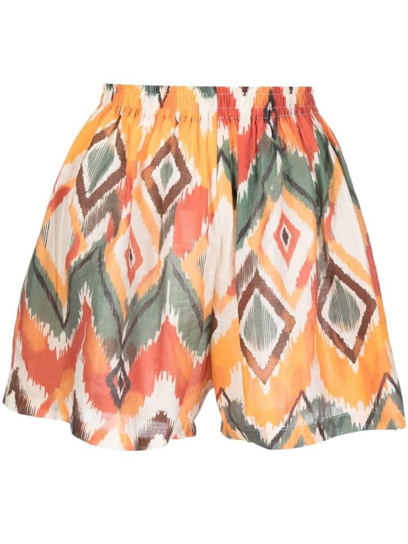 Bambah Argentina geometric shorts - Orange von Bambah