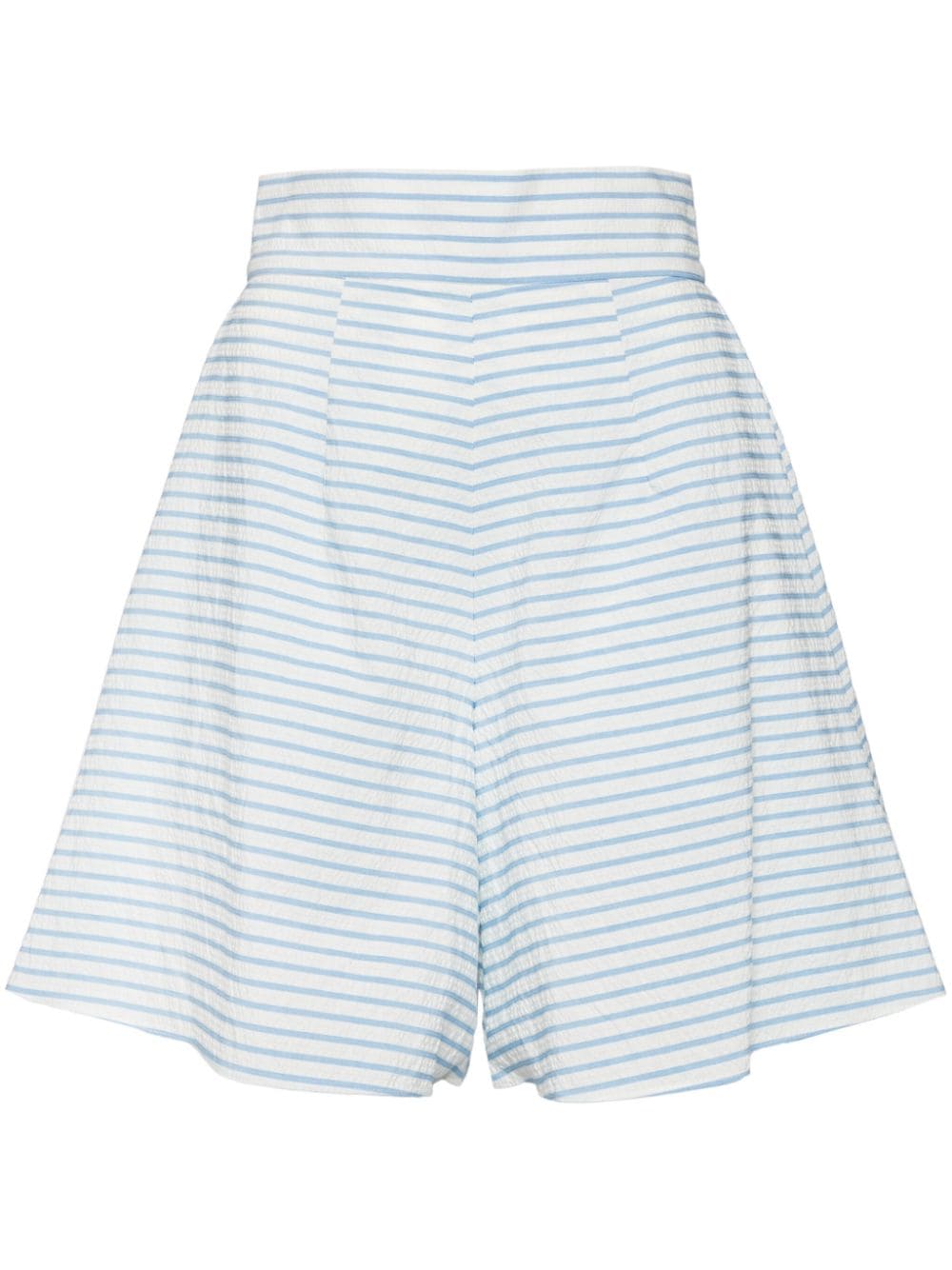 Bambah Blue Striped Kate Culottes - White von Bambah