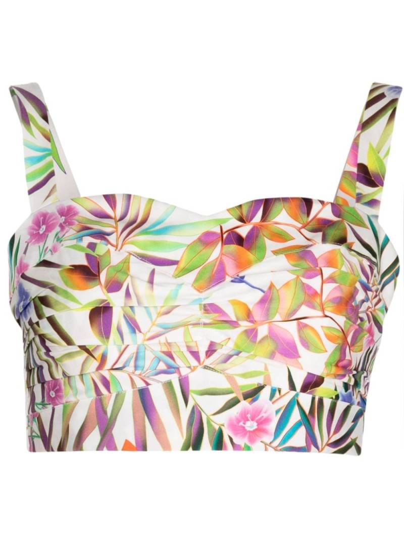 Bambah Floral Sarah bustier top - Multicolour von Bambah