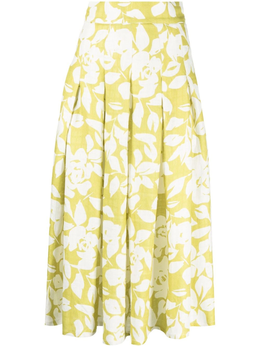 Bambah Lilly pleated midi skirt - Green von Bambah