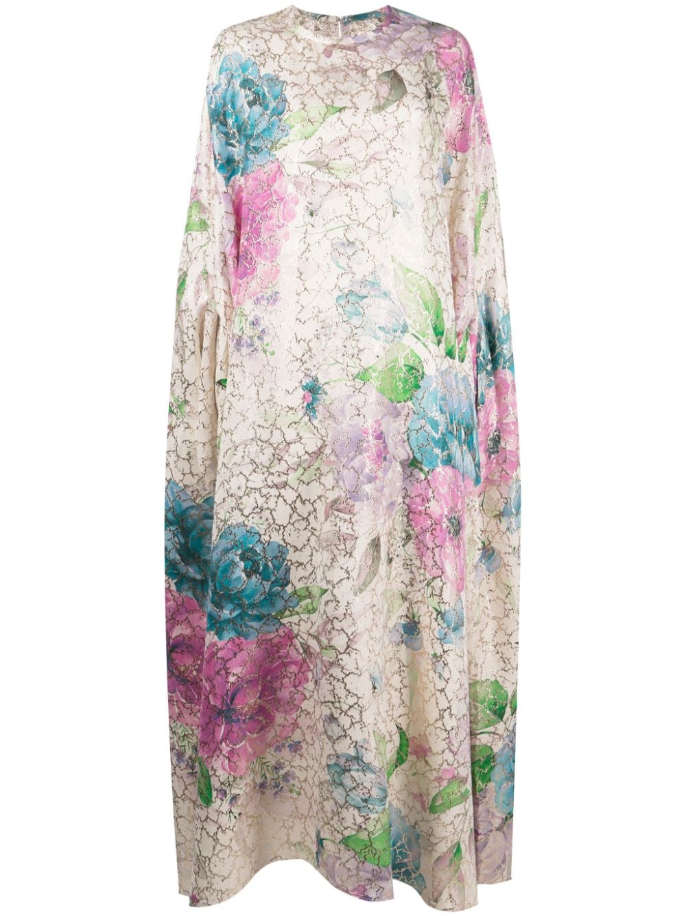 Bambah Marya floral-print kaftan dress - Multicolour von Bambah