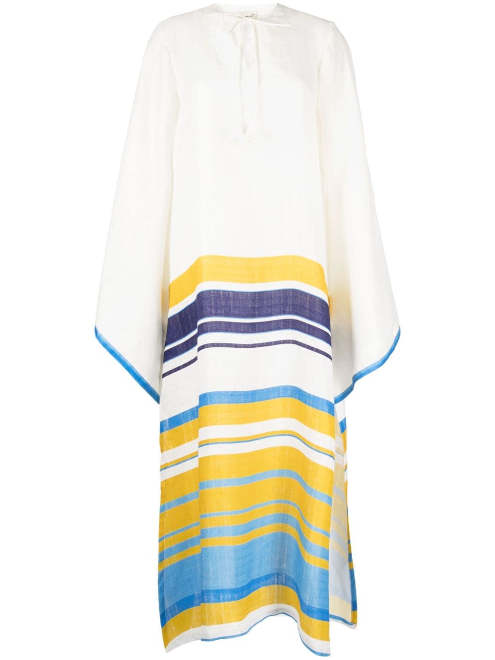 Bambah Moza linen kaftan - Multicolour von Bambah