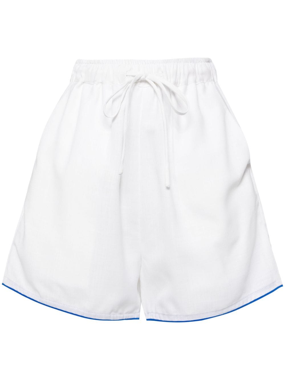 Bambah White Hibiscus Linen Shorts von Bambah