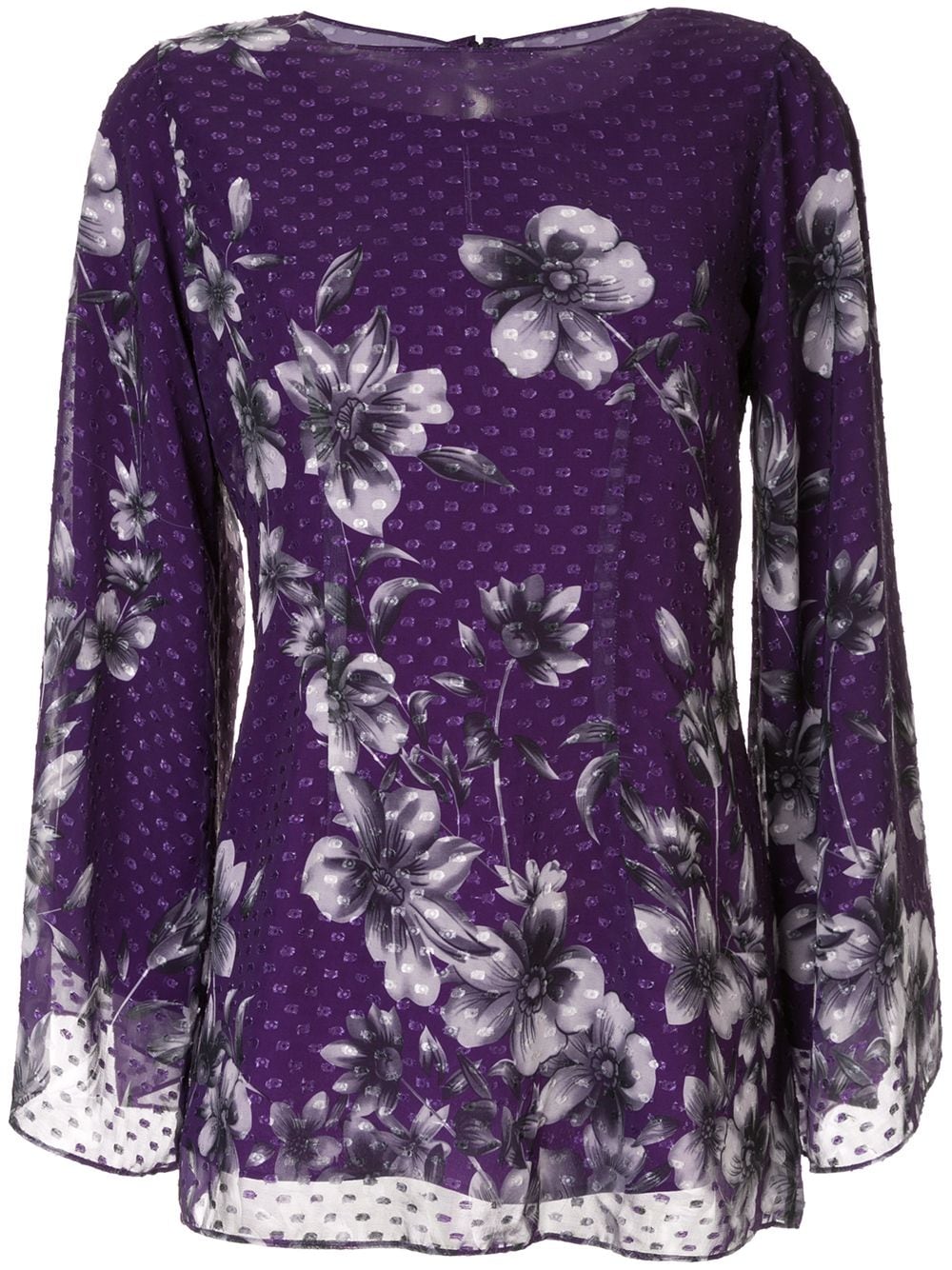 Bambah floral Bridget tunic - Purple von Bambah