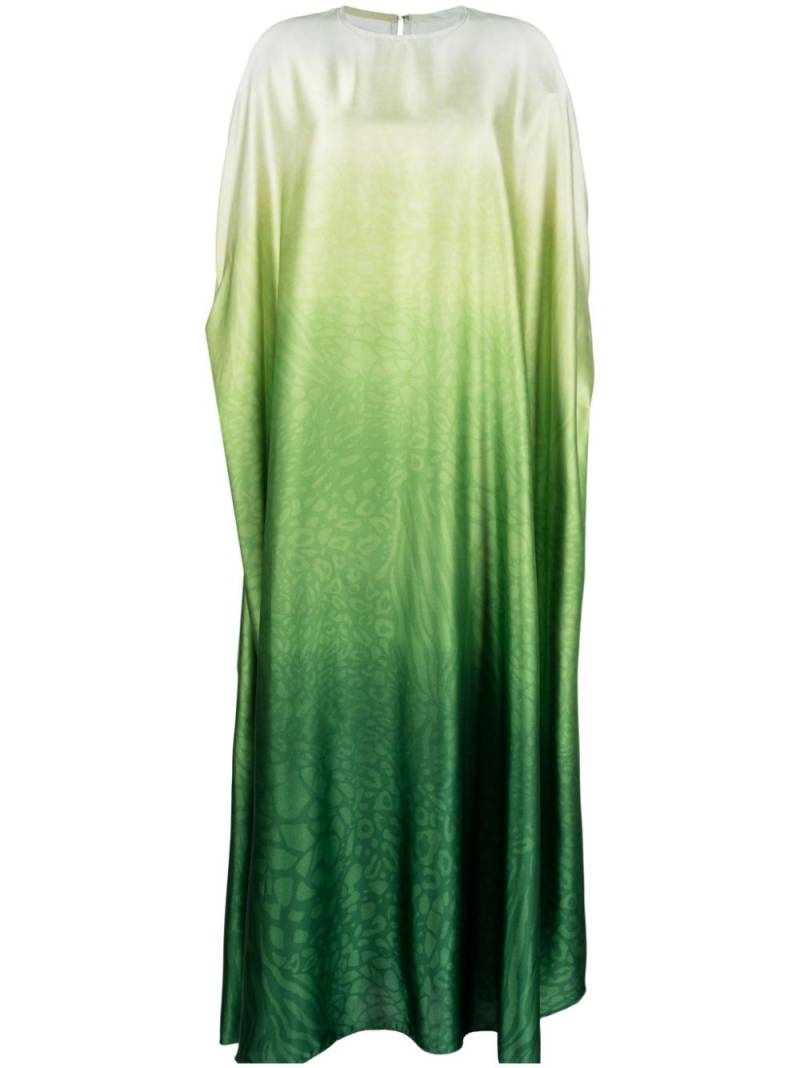 Bambah gradient-effect kaftan dress - Green von Bambah