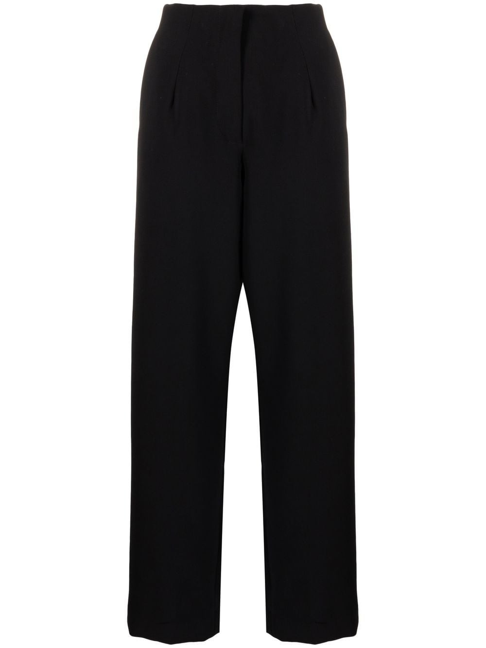 Bambah high-waisted wide-leg trousers - Black von Bambah