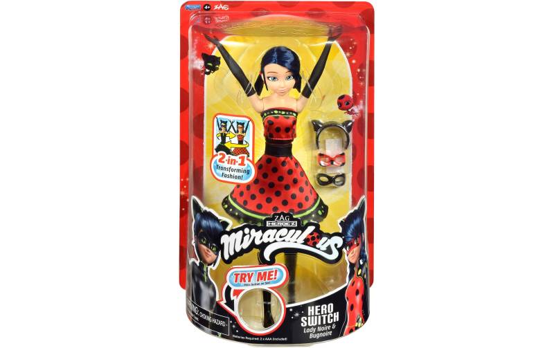 Bandai Anziehpuppe »Miraculous: Ladybug Verwandlung 26 cm« von Bandai