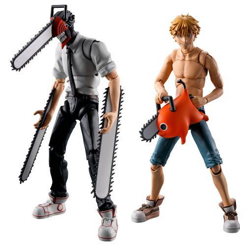 Shokugan Model Project Chainsaw Man & Denji 15cm Set 2pk Unisex von Banpresto