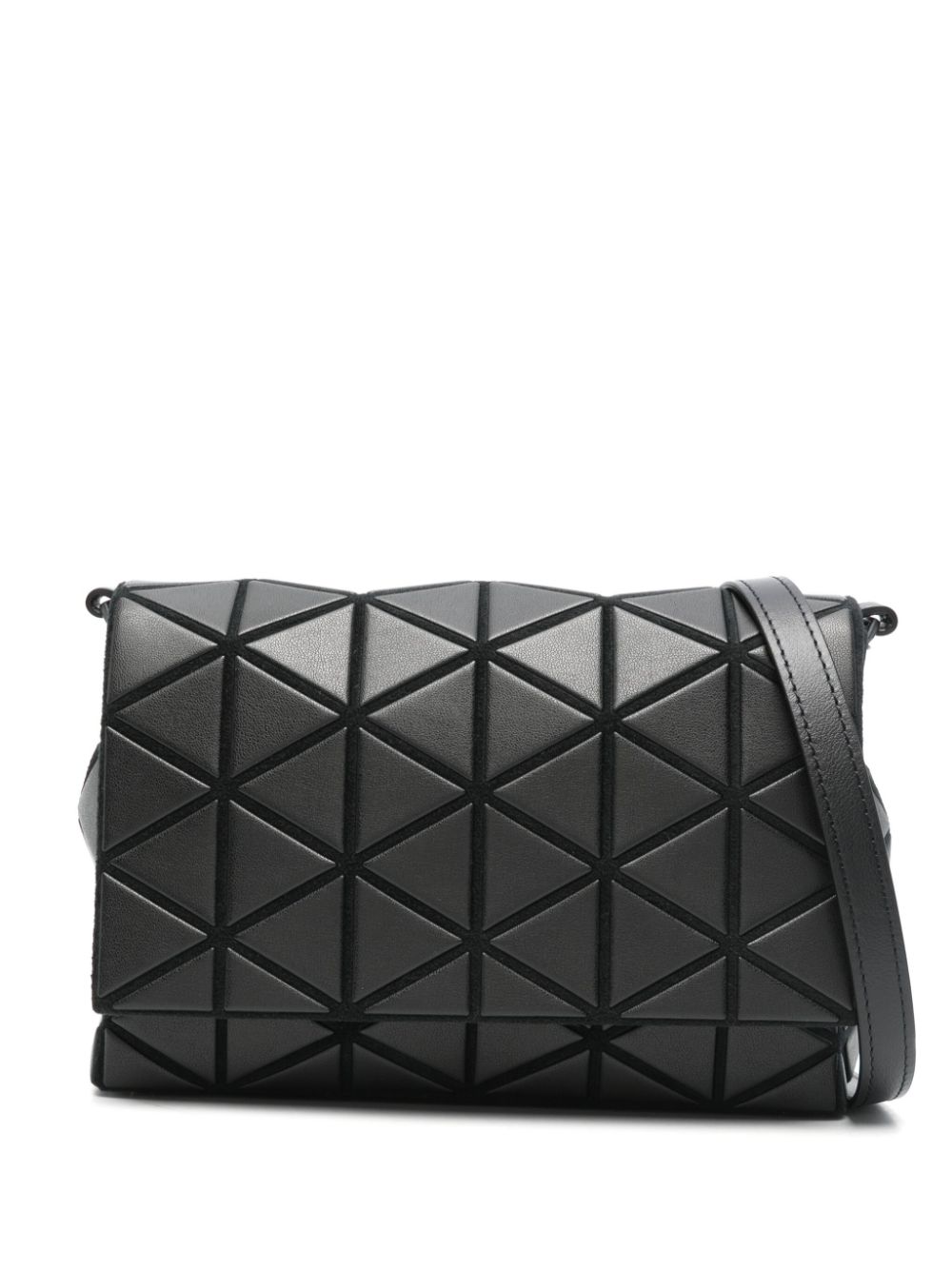 Bao Bao Issey Miyake Fossette cross body bag - Black von Bao Bao Issey Miyake