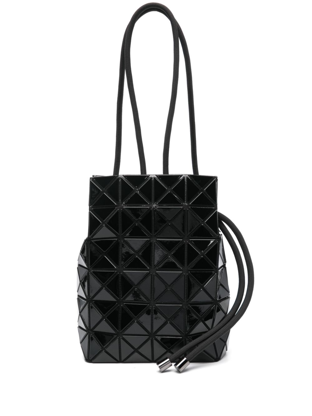 Bao Bao Issey Miyake Wring geometric-panelled bucket bag - Black von Bao Bao Issey Miyake