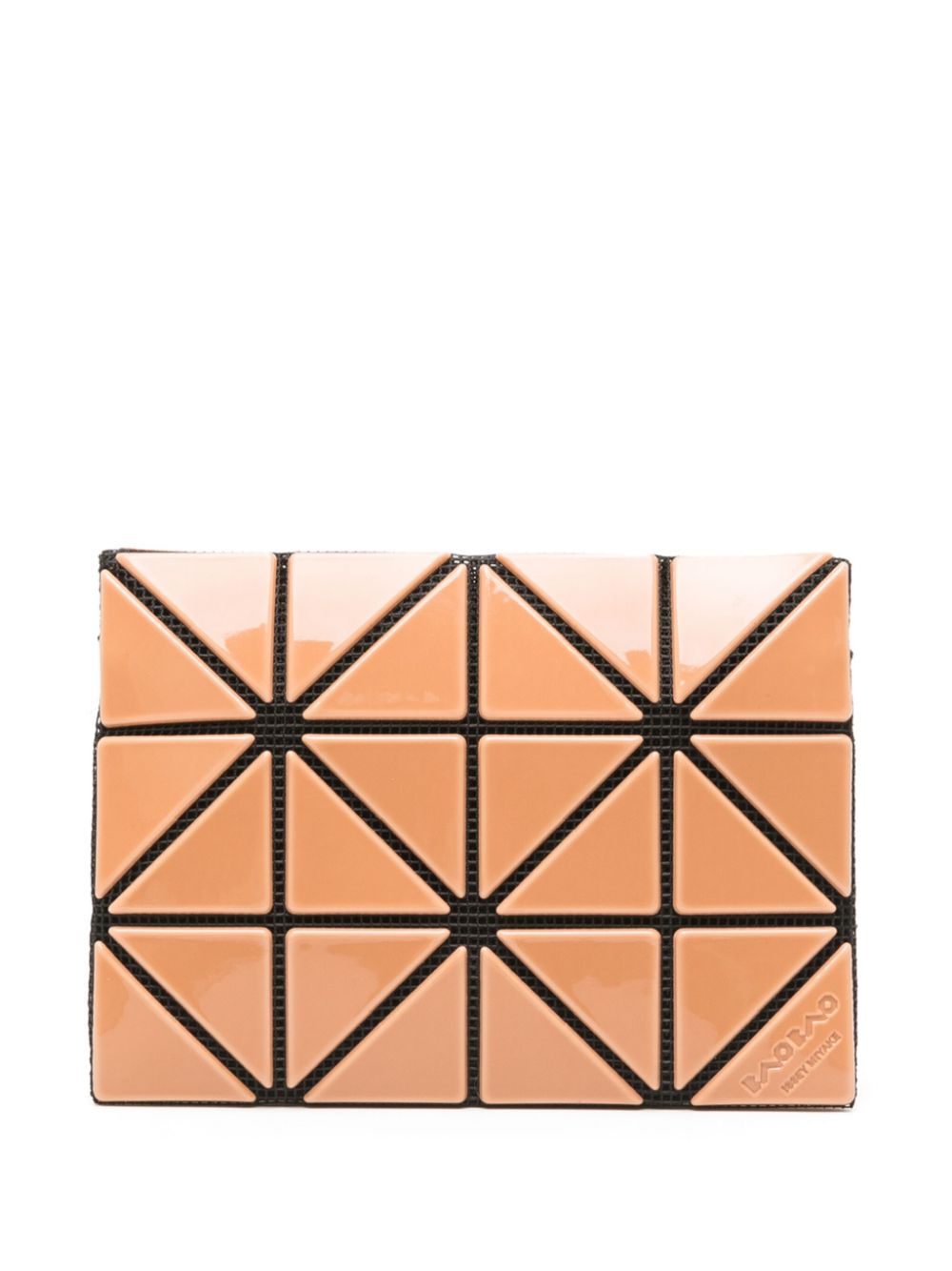 Bao Bao Issey Miyake geometric-panelled card holder - Orange von Bao Bao Issey Miyake