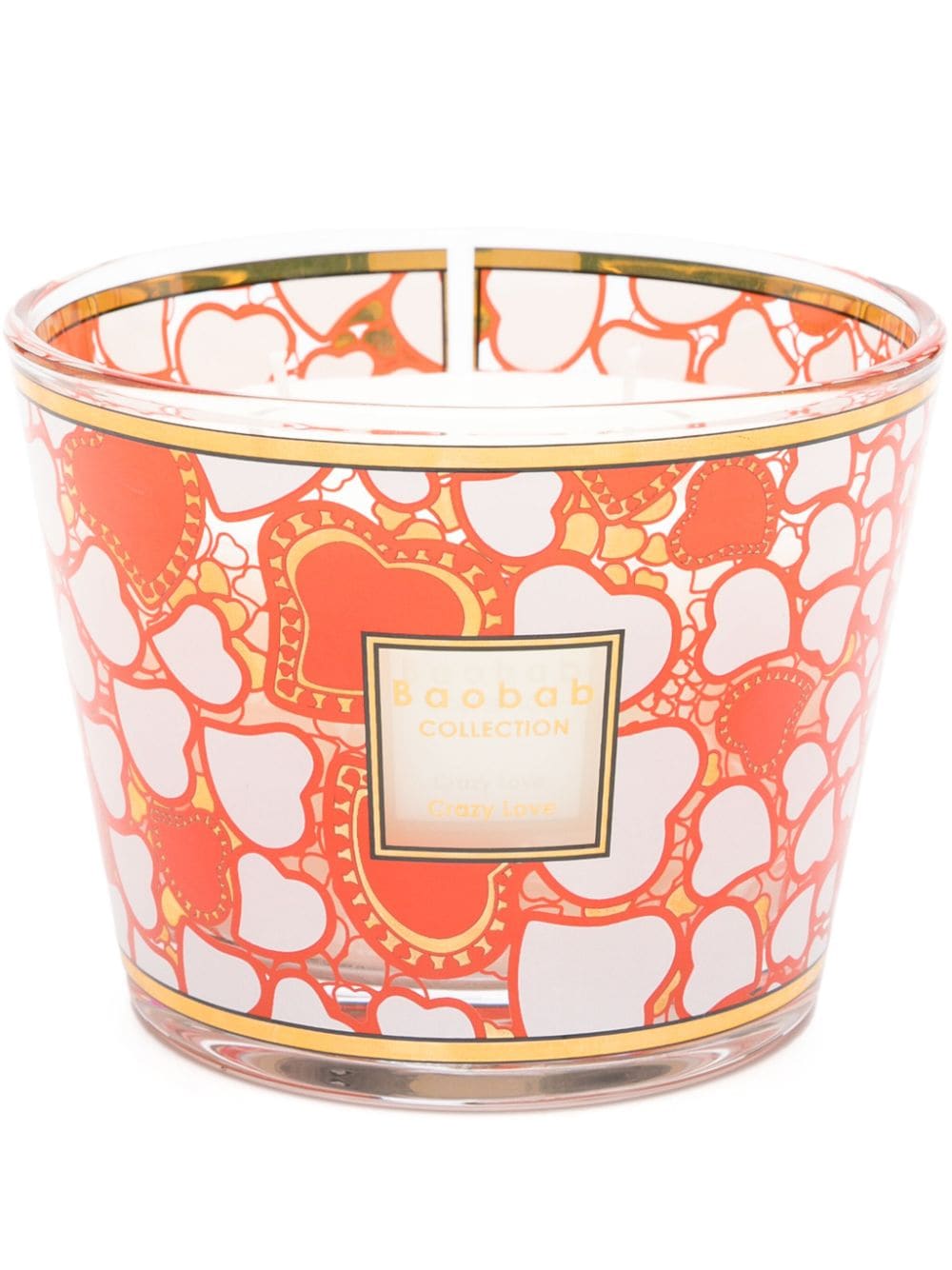 Baobab Collection Crazy Love Max 10 scented candle (500g) - Red von Baobab Collection