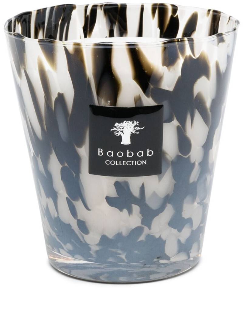 Baobab Collection Max 16 abstract-print candle - Black von Baobab Collection