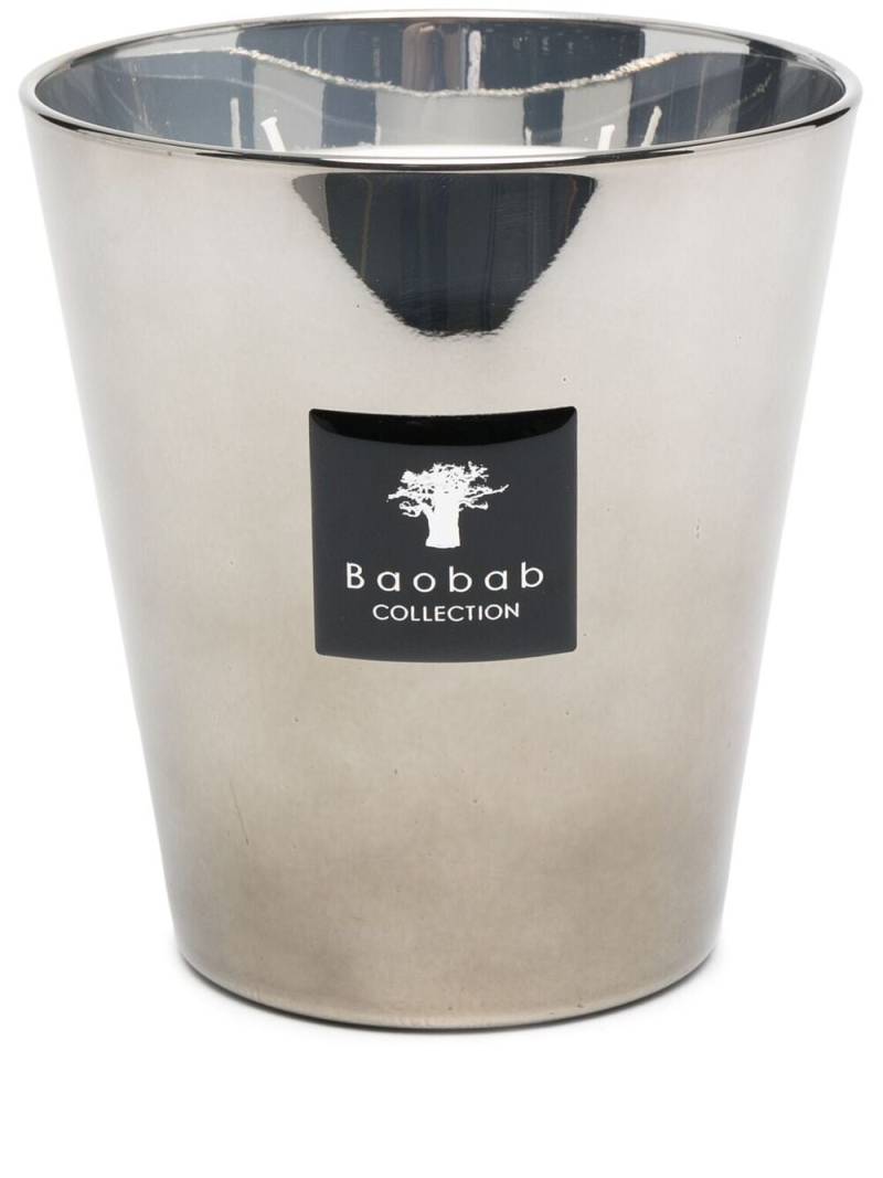 Baobab Collection Platinum Max 16 scented candle - Silver von Baobab Collection