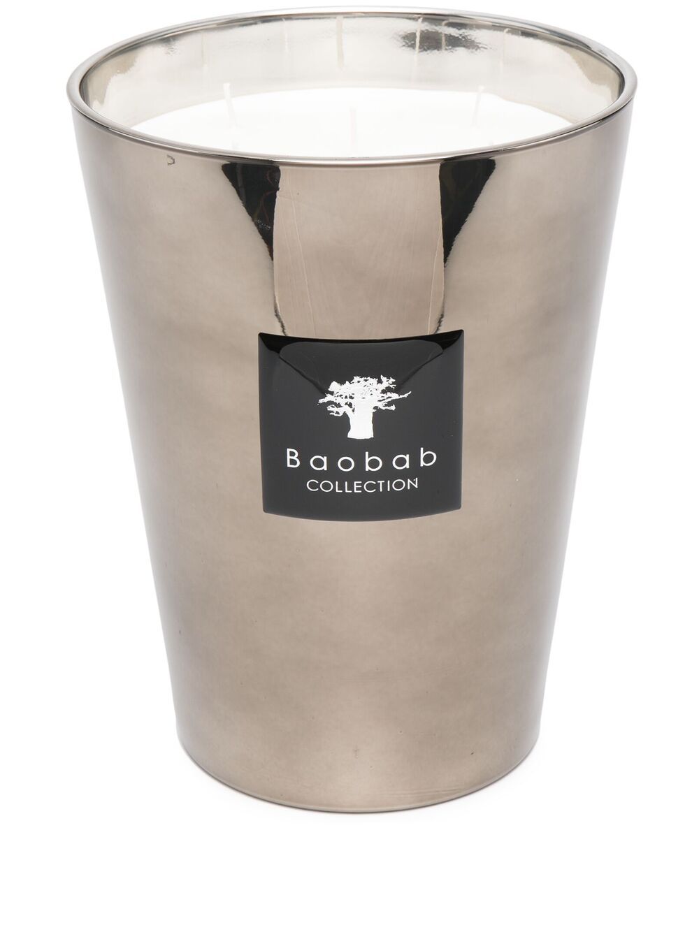 Baobab Collection Platinum Max 24 scented candle - Silver von Baobab Collection