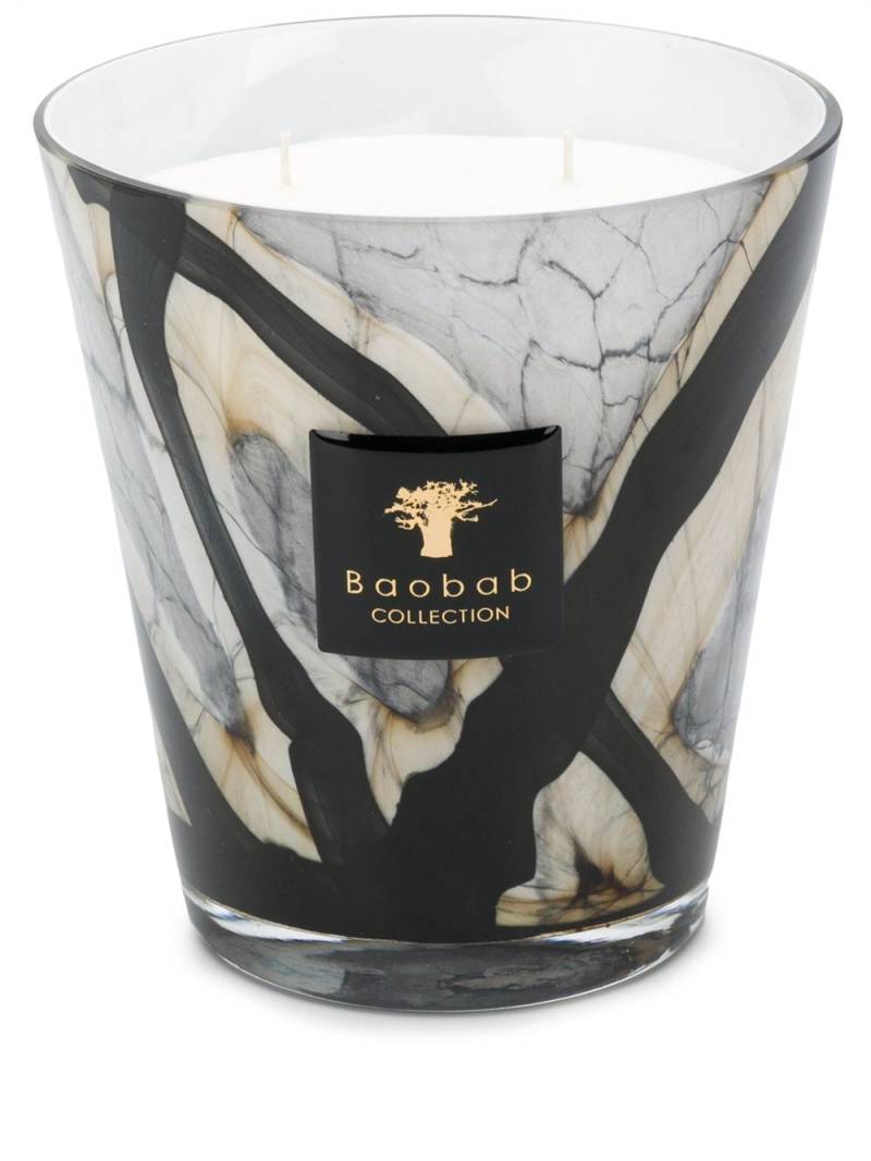 Baobab Collection Stones Marble Max 10 candle - Black von Baobab Collection