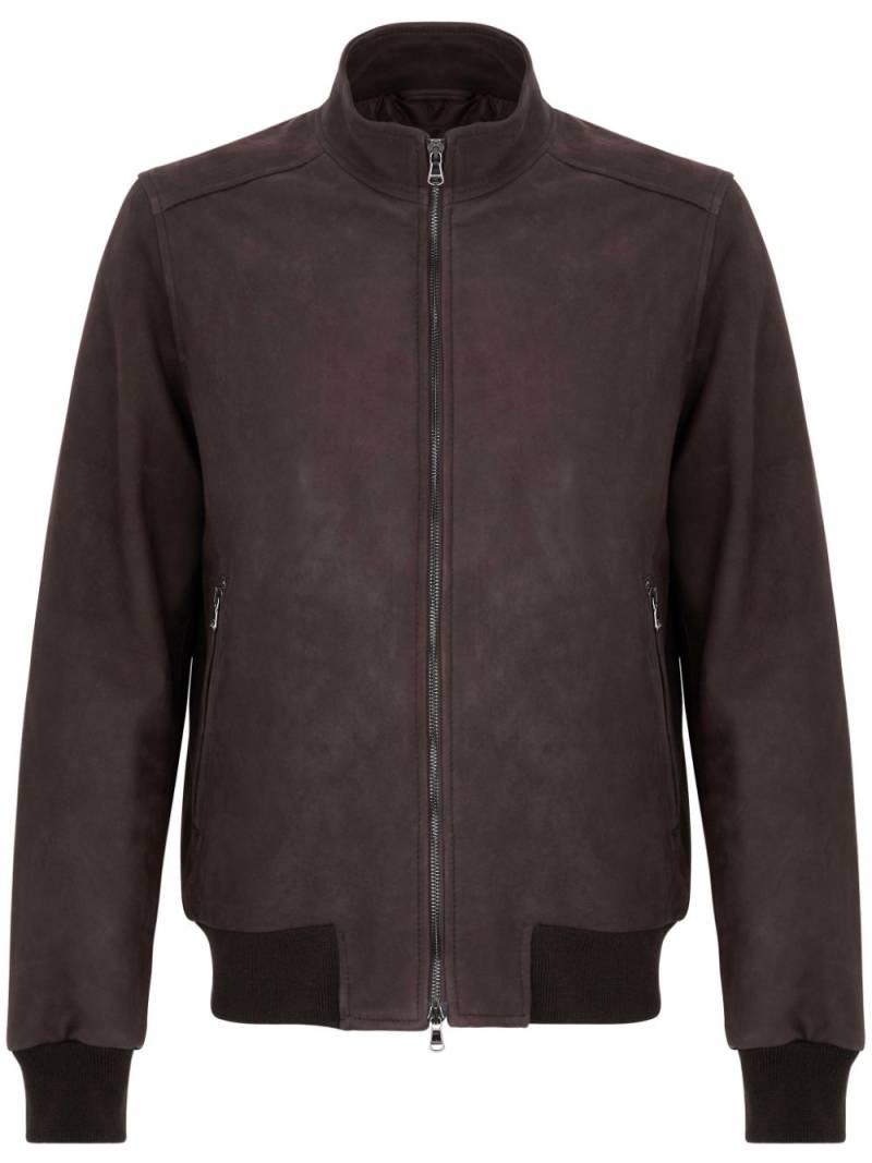 Barba Dakota bomber jacket - Brown von Barba