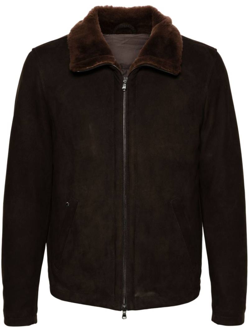 Barba Dennis shearling jacket - Brown von Barba