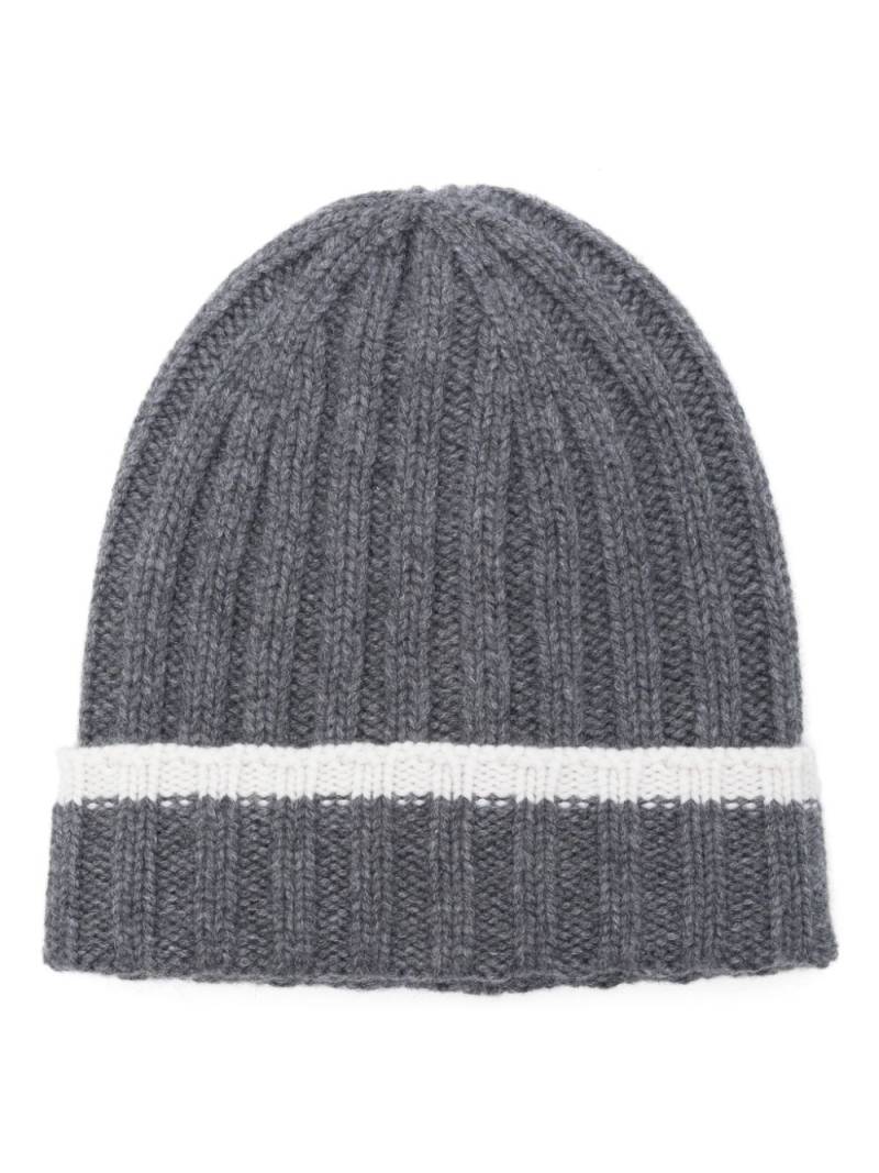 Barba cashmere beanie - Grey von Barba