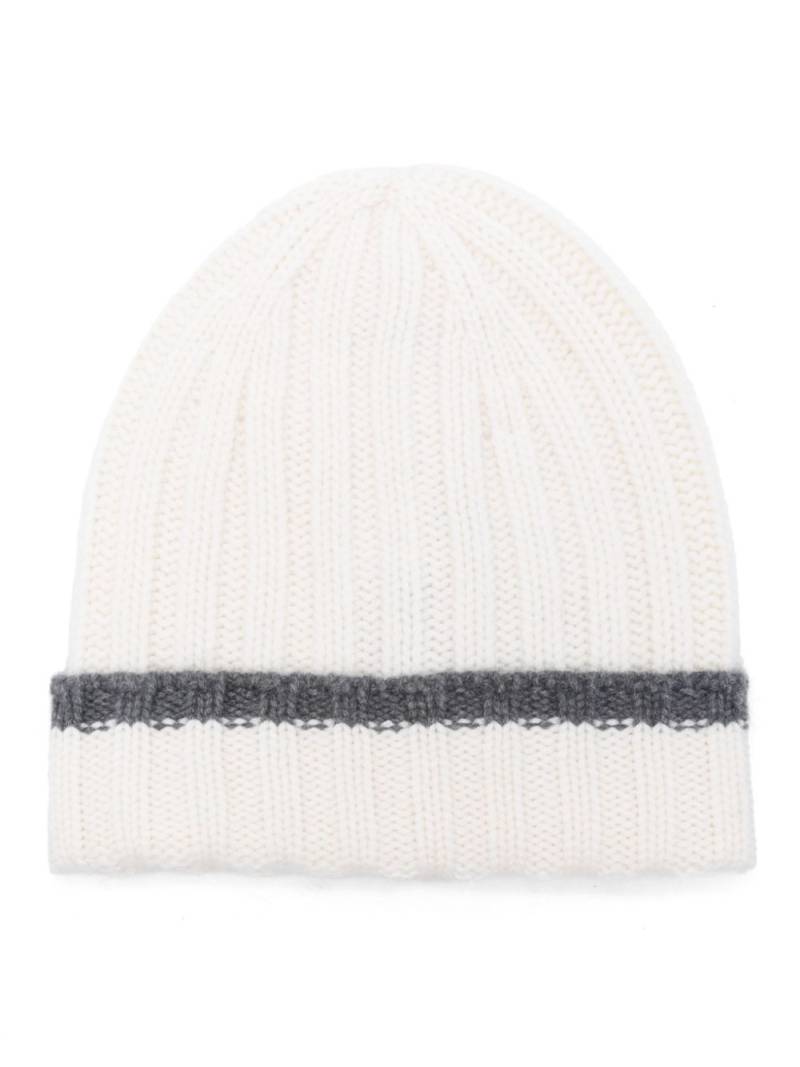 Barba cashmere beanie - Neutrals von Barba