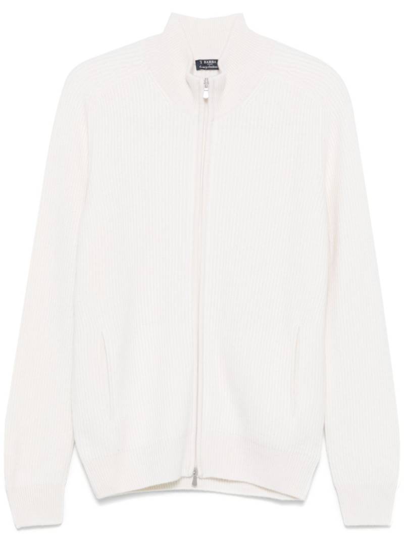 Barba cashmere cardigan - White von Barba