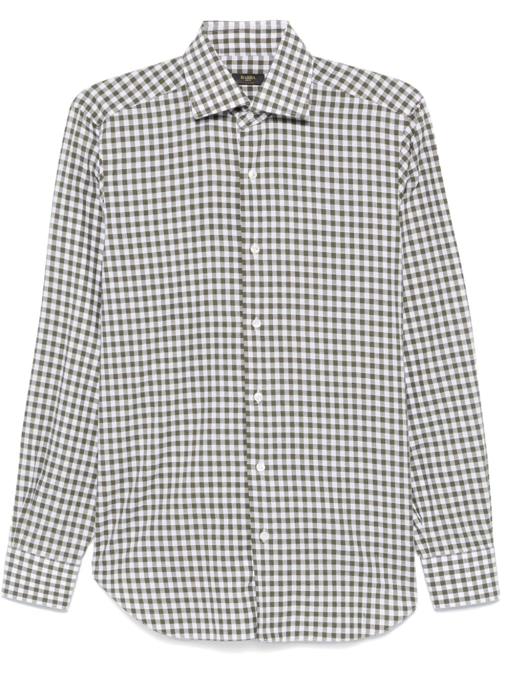 Barba check-print shirt - Green von Barba