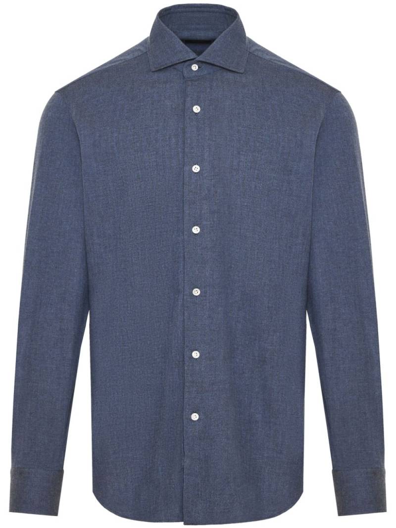 Barba cotton shirt - Blue von Barba