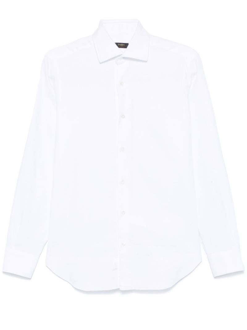 Barba cotton shirt - White von Barba