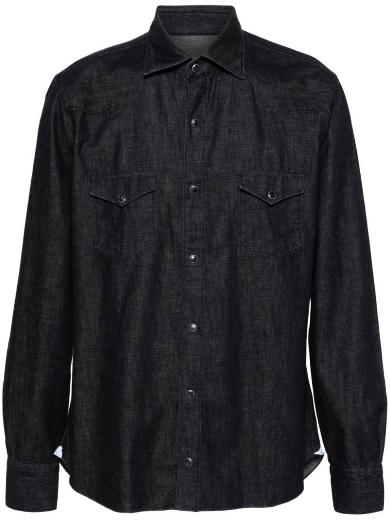 Barba denim shirt - Blue von Barba