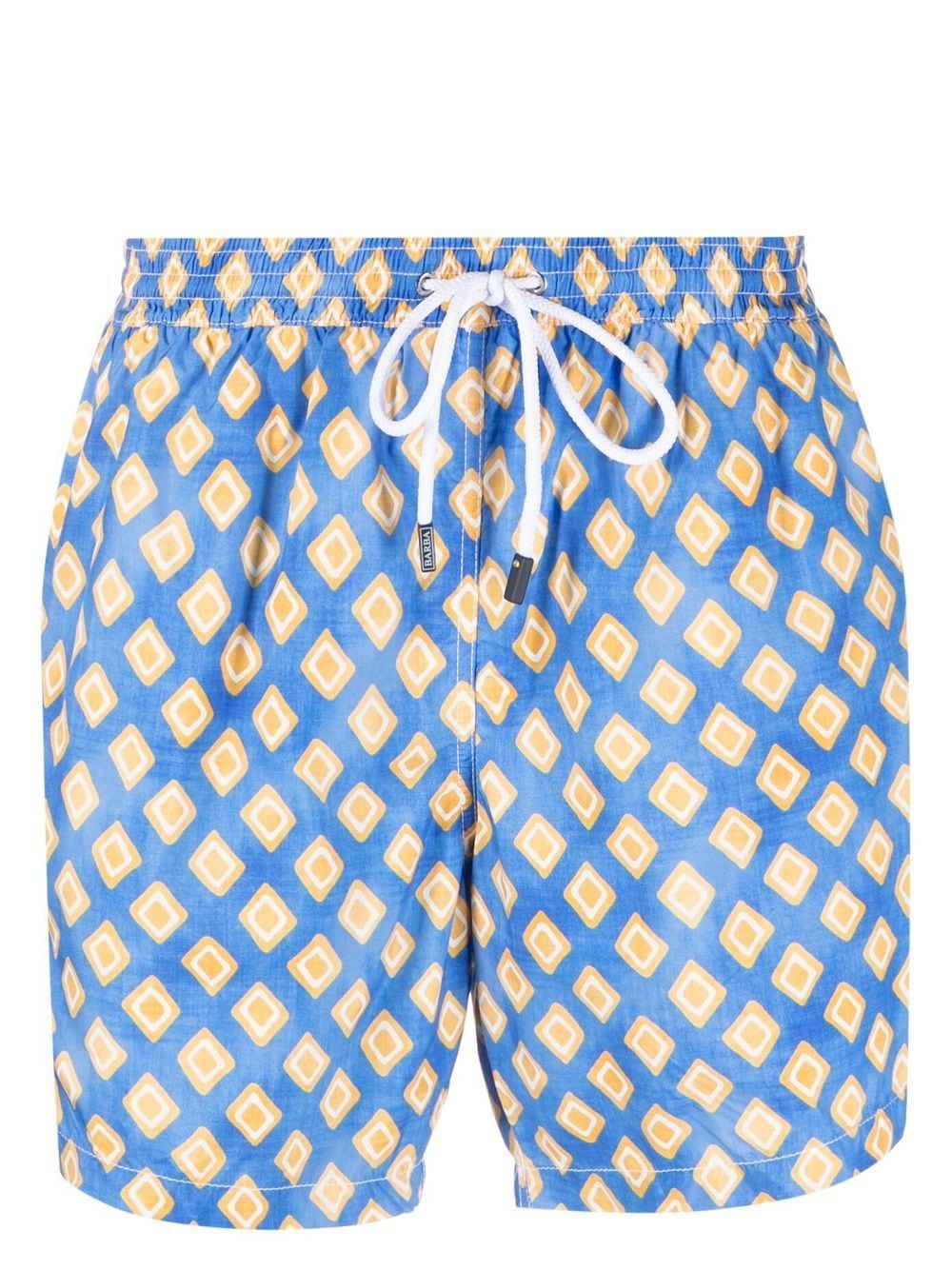 Barba graphic-print swim shorts - Blue von Barba