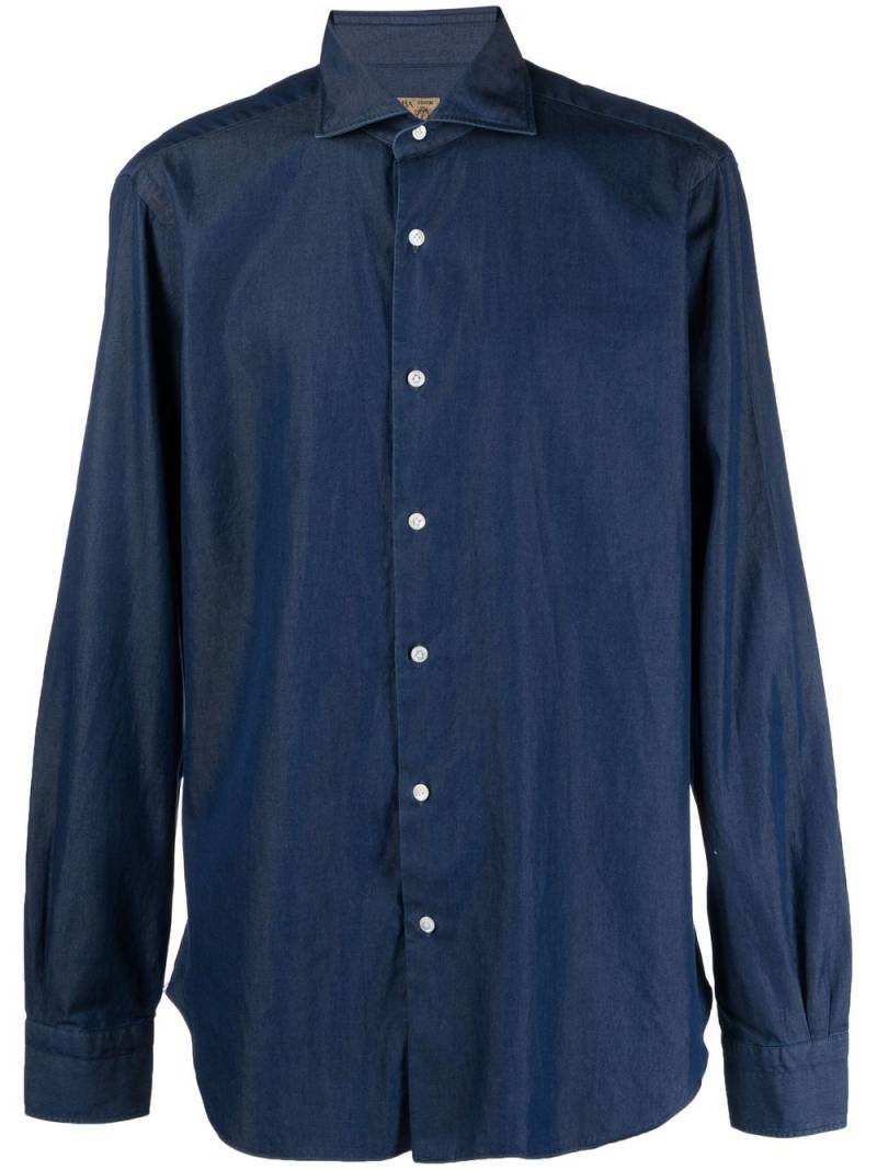 Barba long-sleeve shirt - Blue von Barba