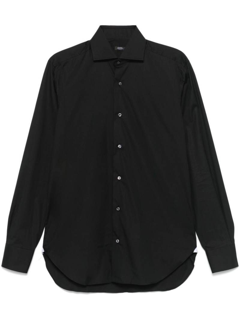 Barba poplin shirt - Black von Barba