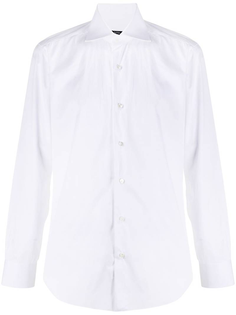 Barba poplin shirt - White von Barba