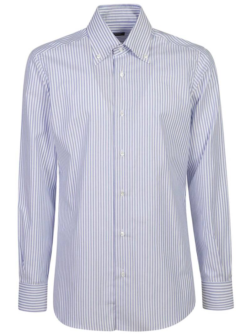 Barba stripe-print shirt - White von Barba