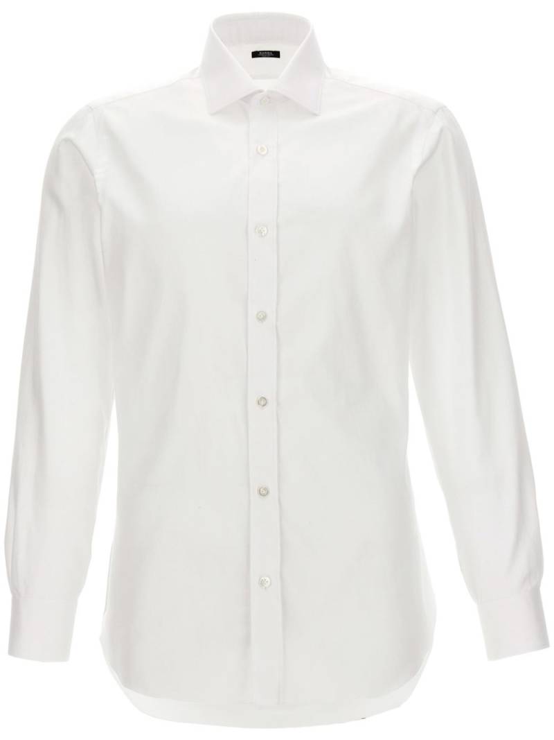 Barba textured shirt - White von Barba