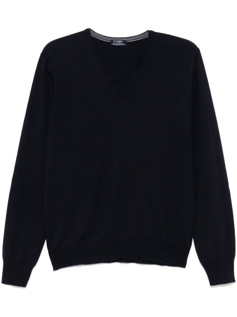 Barba virgin-wool sweater - Blue von Barba