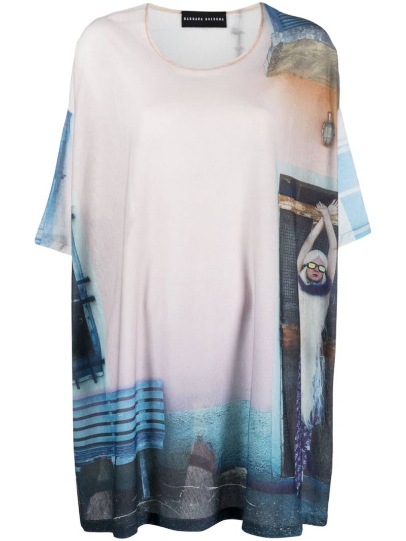 Barbara Bologna photograph-print oversized T-shirt - Neutrals von Barbara Bologna