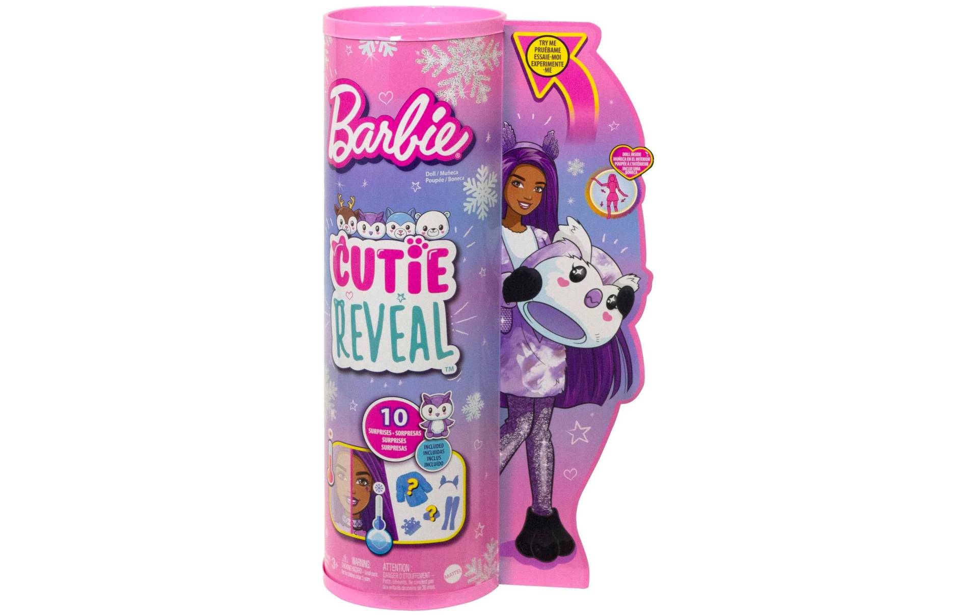 Barbie Anziehpuppe »Barbie Cutie Reveal Winter Sparkle« von Barbie